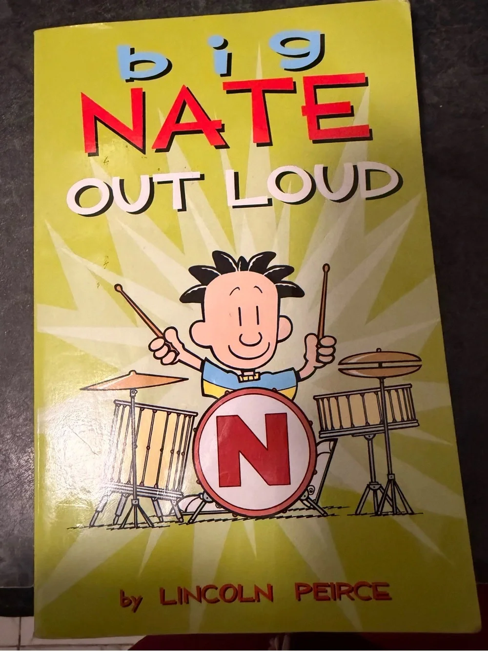 Big Nate Out Loud - Yellow Kids Book by